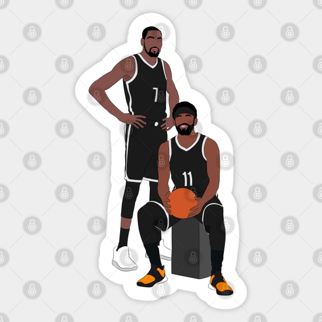 KD and Kyrie Sticker by SickSticksCo